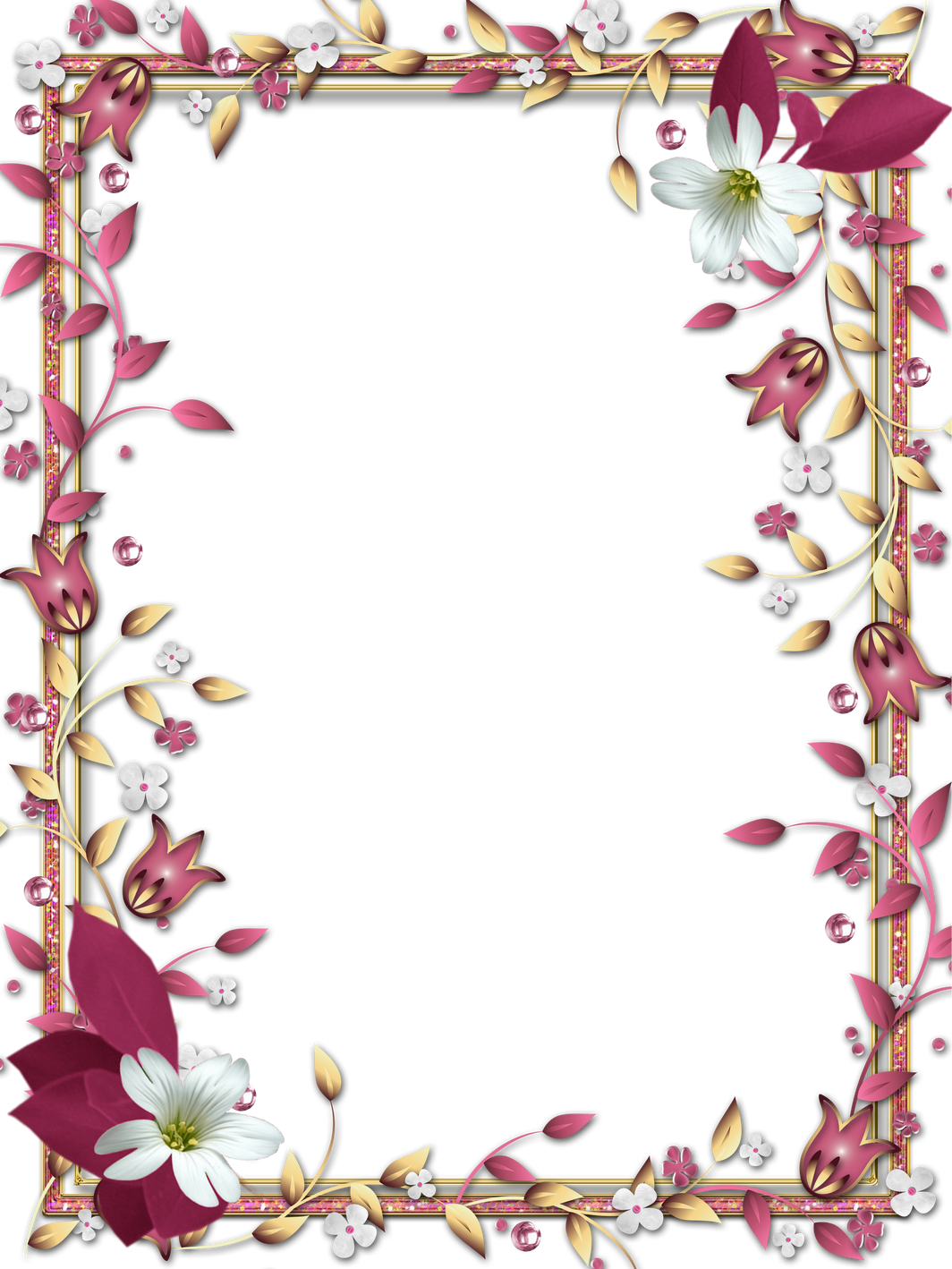 Graphy Flower Frame