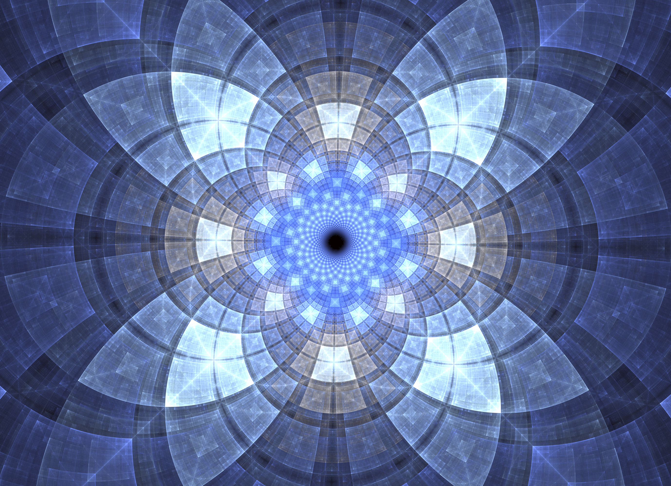 Kaleidoscope abstract sacred geometry. Ethnic fractal artwork.