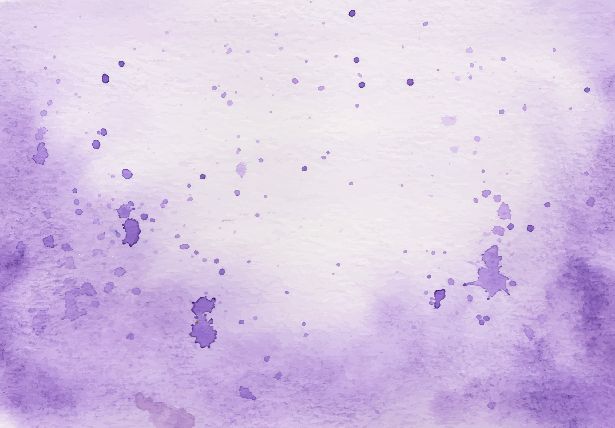 Watercolor purple splash background.