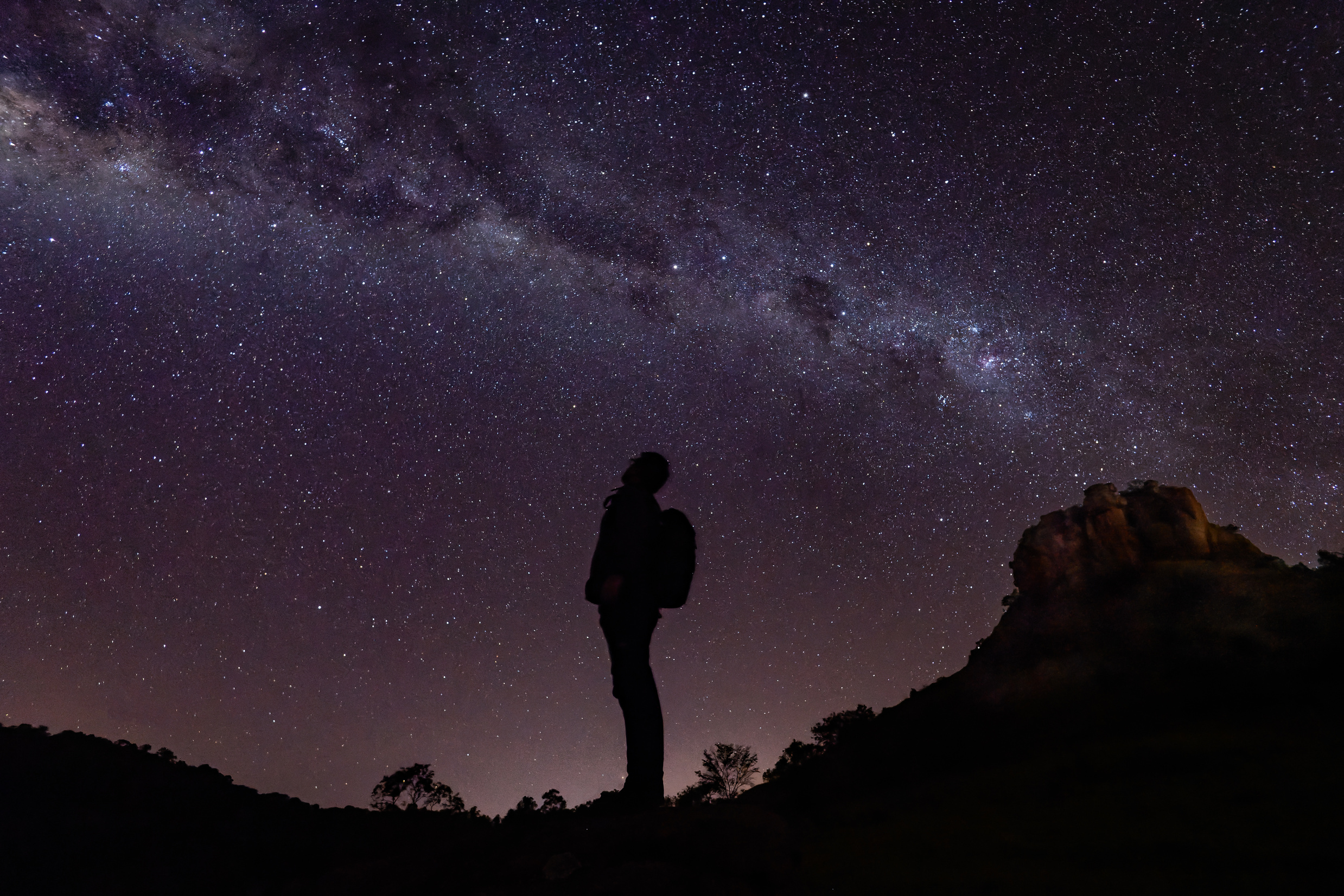 Looking the stars chimney