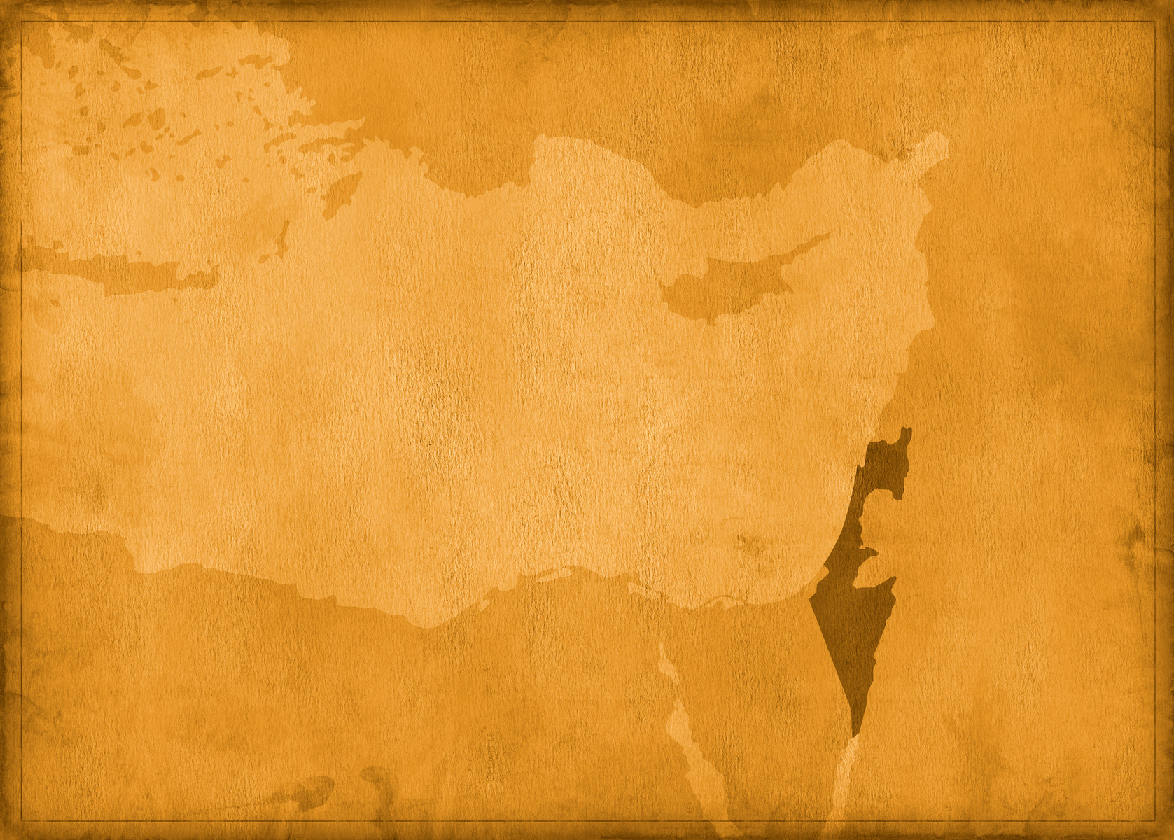 Vintage israel map