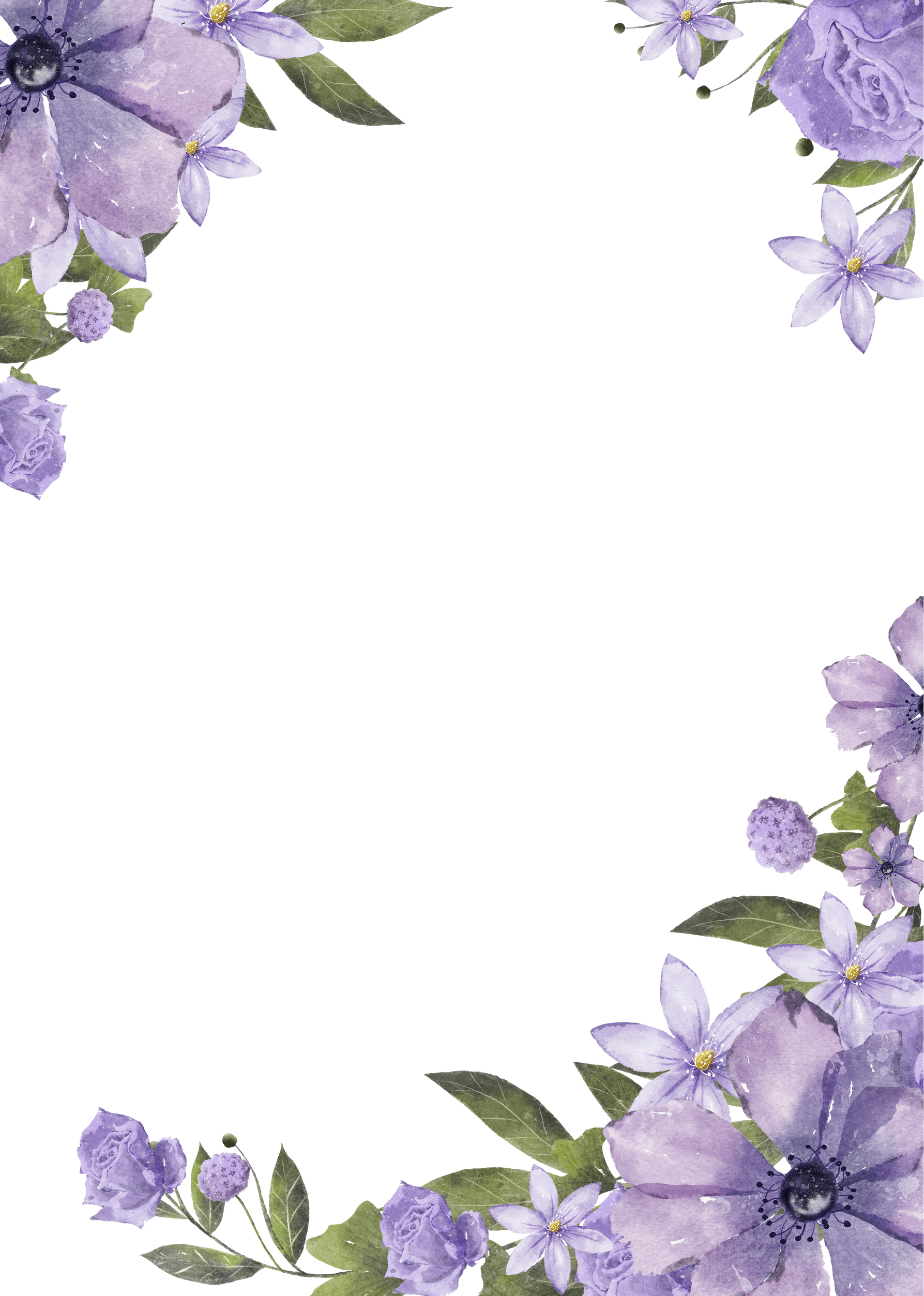 Purple Flower Background