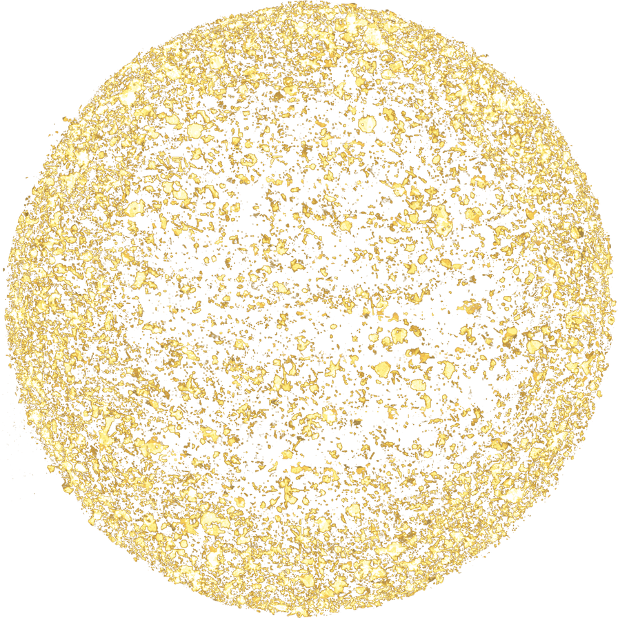 gold glitter shiny sprinkles circle ball